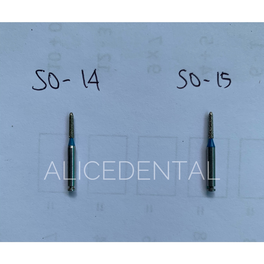 Dental diamond bur lowspeed micromotor bur preparasi konservasi gigi contra angle bur round bulat silindris fissure fisur inverted flame torpedo low speed bur mikromotor