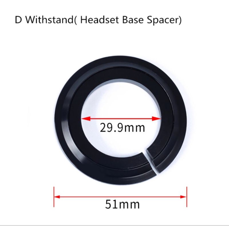 Risk Crownrace Reducer Oversize To Tapered Crown Race Adaptor Headset Steertube Tapere