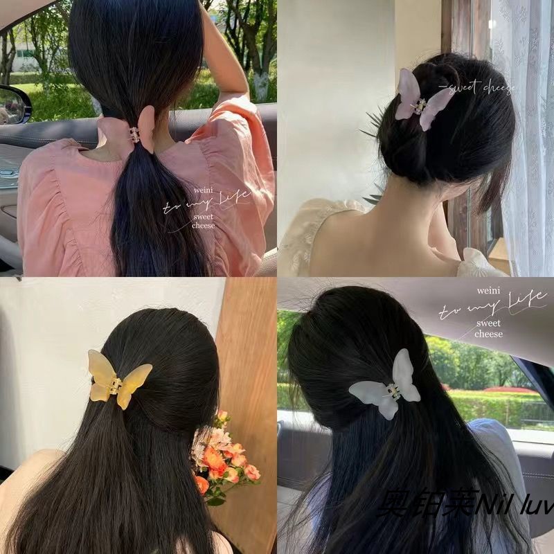 Jepit Rambut Model Butterfly Gaya Korea Untuk Wanita