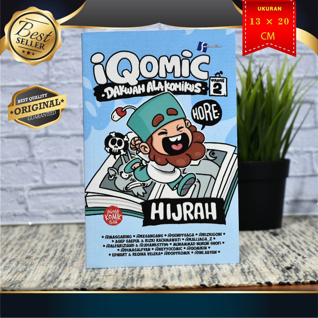 Buku Iqomic Vol 2 Hijrah, Buku Cerita Islami Remaja, Komik Islami Remaja, Buku Dakwah Islam