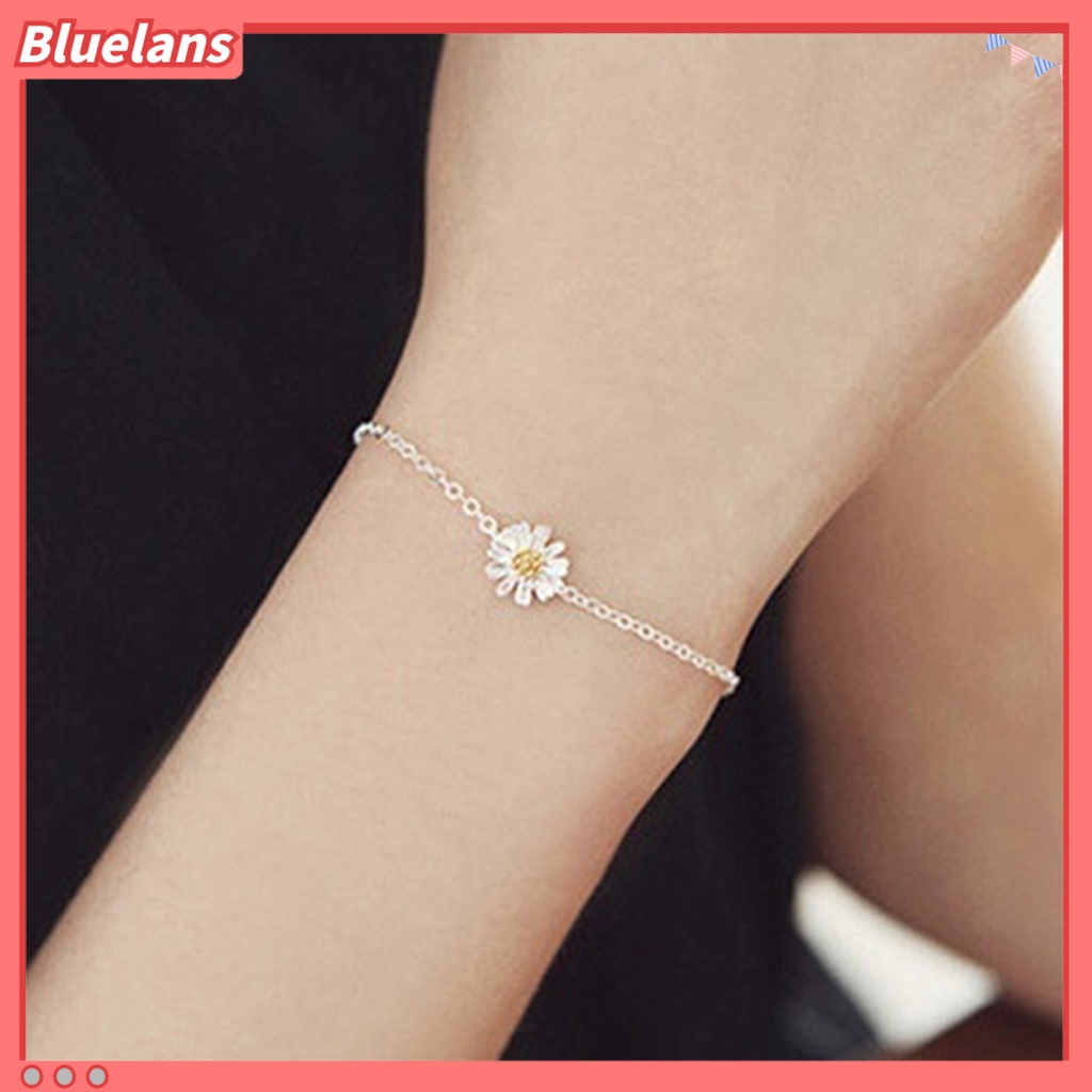 Bluelans Anklet Flower Design Fashion Silver Plated Women Chain Anklet