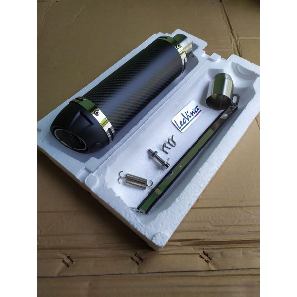 SILENCER KNALPOT LEOVINCE GP CORSA KARBON ORIGINAL IMPORT TAIWAN