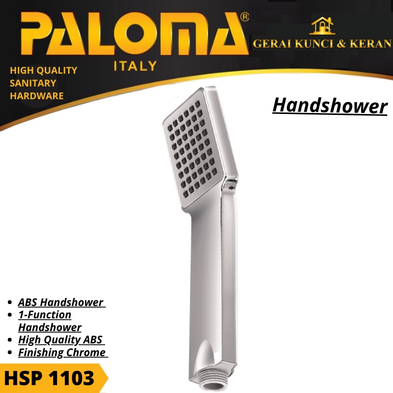 HAND SHOWER PALOMA HSP 1103 SHOWER GENGGAM PALOMA ABS CHROME