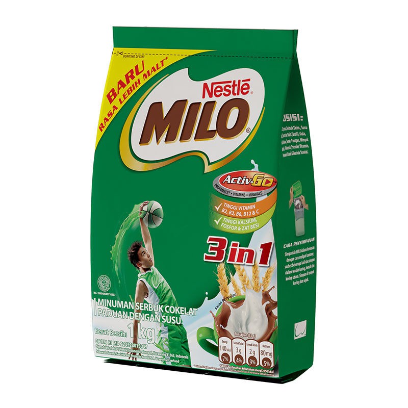 

Milo 3in1 300gr/800gr/1kg