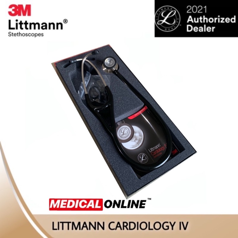 3M STETOSKOP LITTMANN CARDIOLOGY IV BLACK 6152 LITMANN LITMAN LITTMAN MEDICAL ONLINE MEDICALONLINE