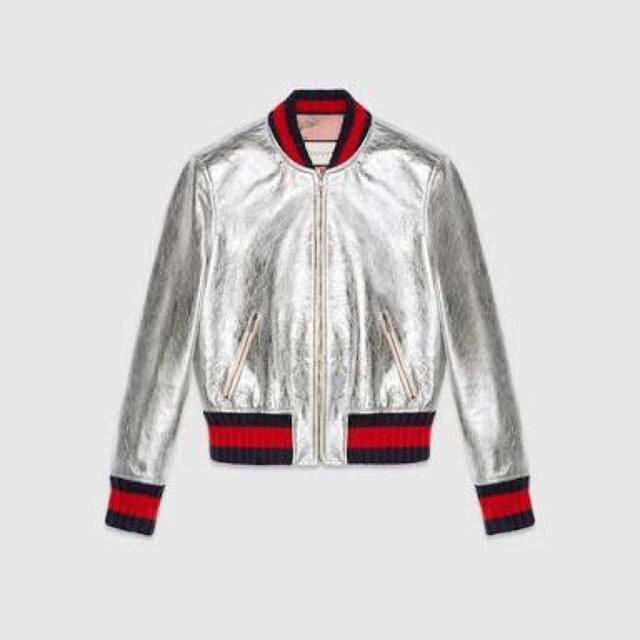 gucci silver jacket