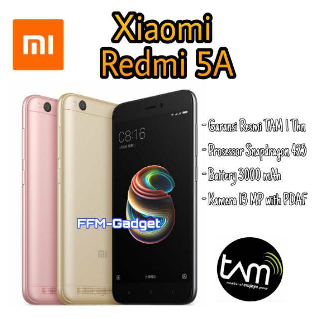 Xiaomi Redmi 5A - Garansi TAM