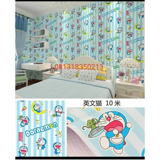 Wallpaper Doraemon Garis  Bakaninime