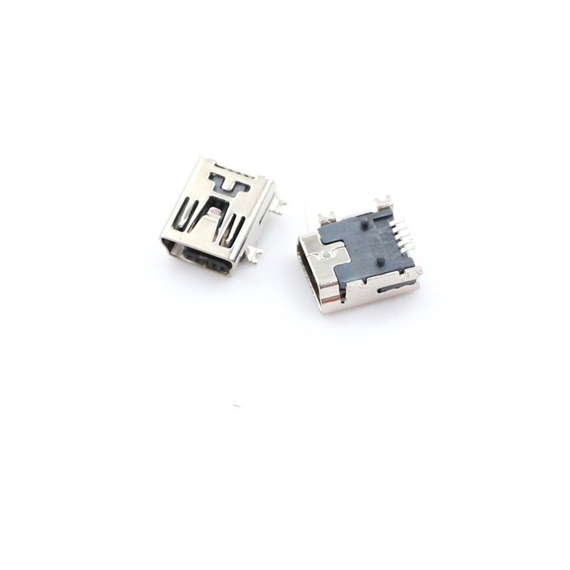 20Pcs Konverter Mini USB Type B Female Port 5-Pin 180 Derajat SMD SMT PCB Jack