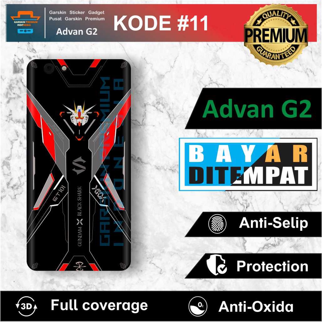 COD Garskin Sticker Advan G2 Motif 11-15 Bisa Request Gambar ISI 2.PCS