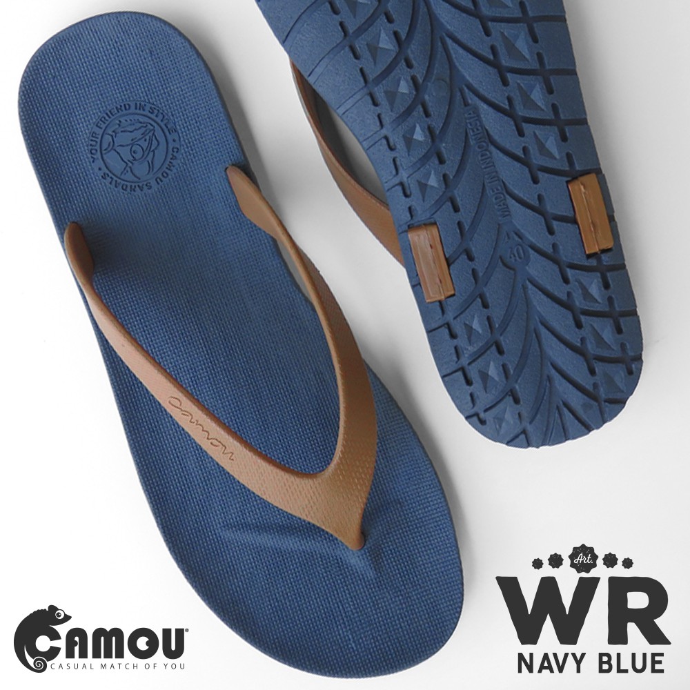  Sandal  Jepit  Pria  Full Karet  Anti Slip Rubber Flipflops 