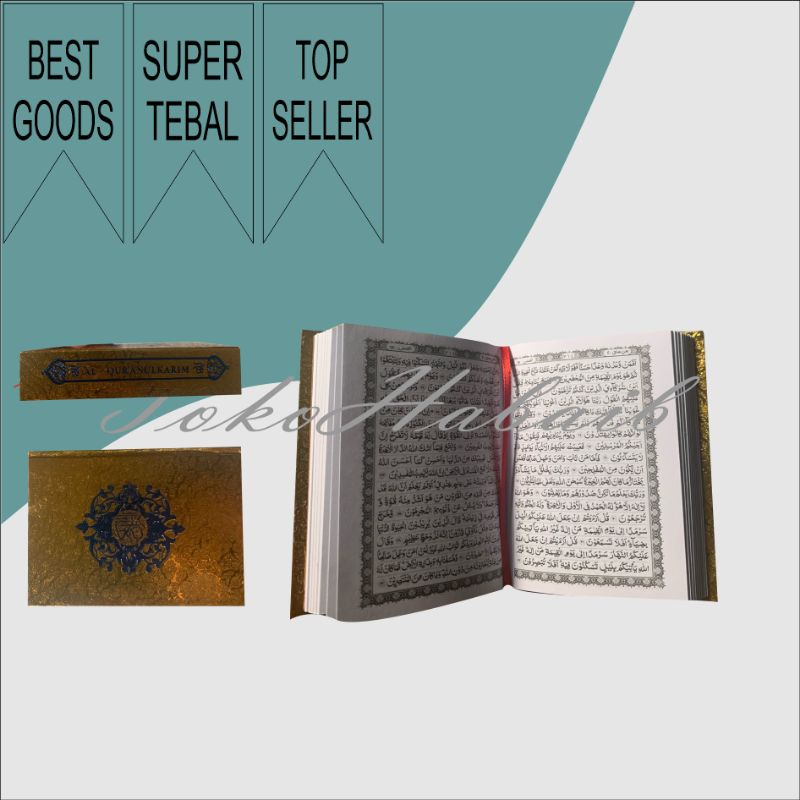 AL QURAN SAKU KECIL PREMIUM GOLD HARD COVER TAHLILAN PECI RAJUT YASIN OLEHOLEH SOUVENIR HAJI UMROH