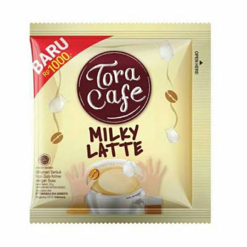 Tora cafe milky latte torabika renceng ( 10pcs ) kopi enak dan murah