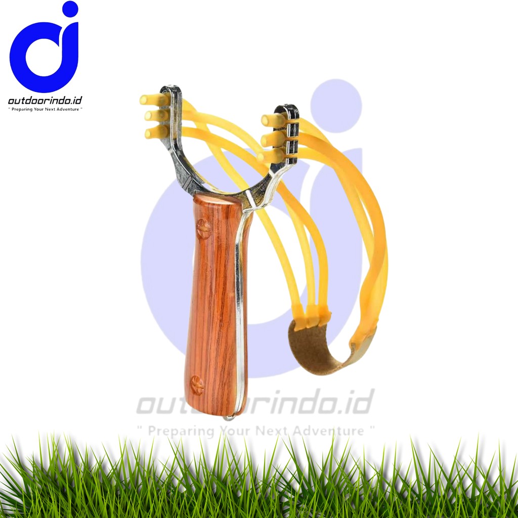 000317 - Ketapel Aluminium Ketapel berburu Ketapel slingshot Ketapel Besi Camoflase