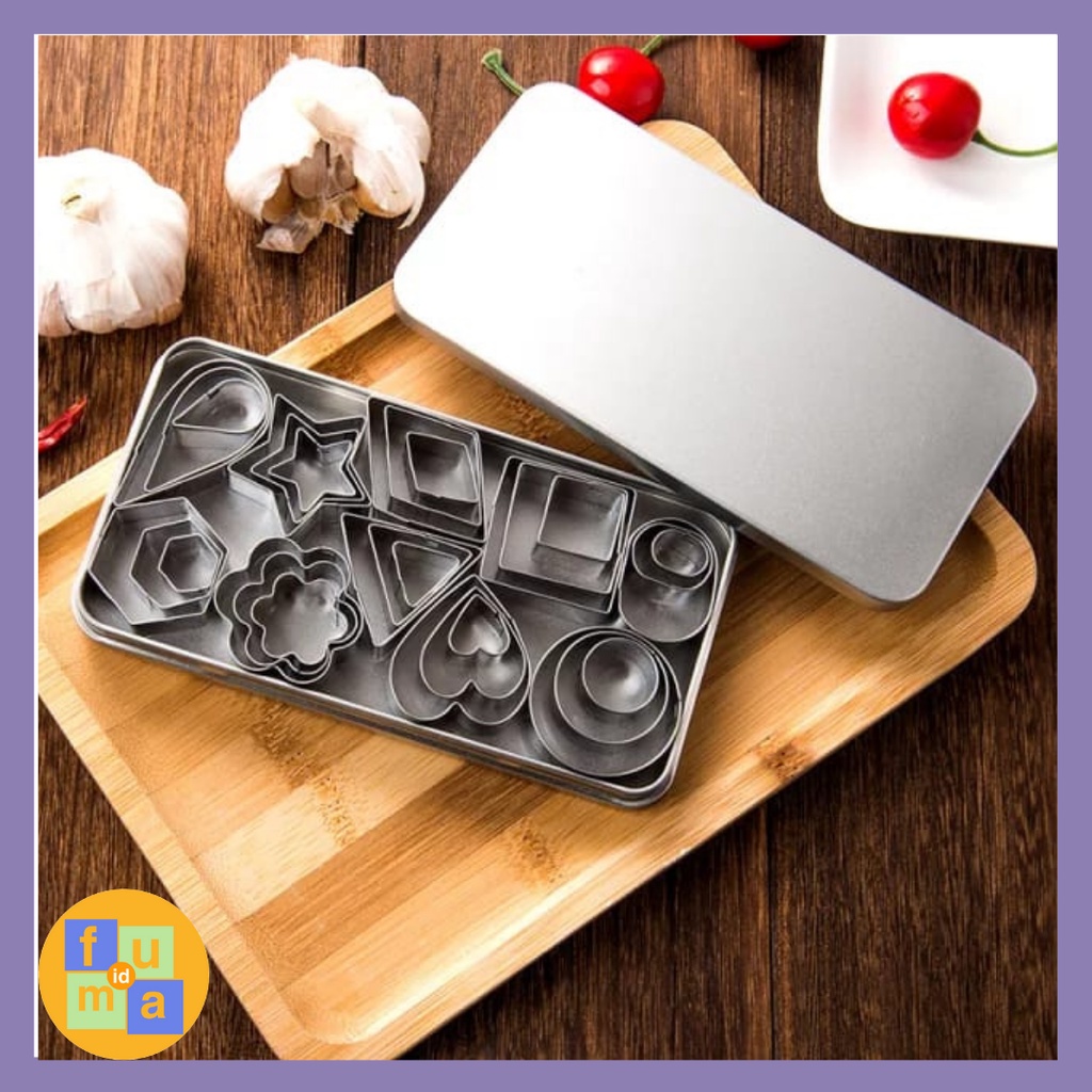 TERMURAH Cetakan Cookie Cutter 1 Set Isi 27pcs / Cetakan Dalgona Candy / Cetakan kue kering SERBAGUNA