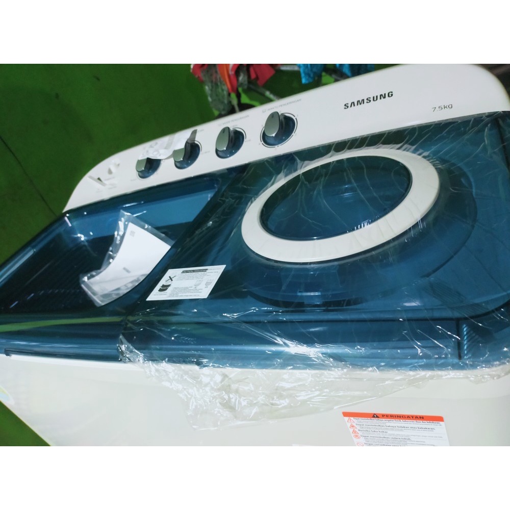 Mesin Cuci 2 Tabung SAMSUNG WT12J4200 MB/SE Kapasitas Jumbo 12 KG