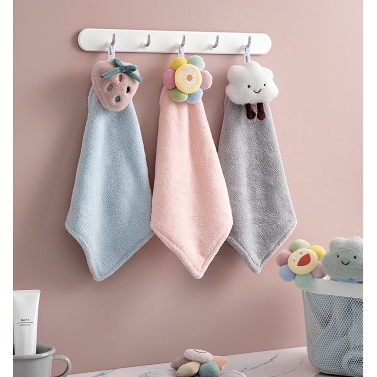 LAP TANGAN KARAKTER LUCU PREMIUM / HAND TOWEL KITCHEN TOWEL / LAP HANDUK LUCU/ SERBET LAP GANTUNG HANDUK