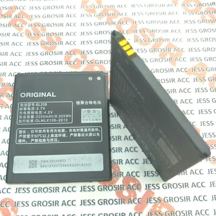 Baterai Battery Original Lenovo BL208 BL-208 S920 A5800D A616 , A690E