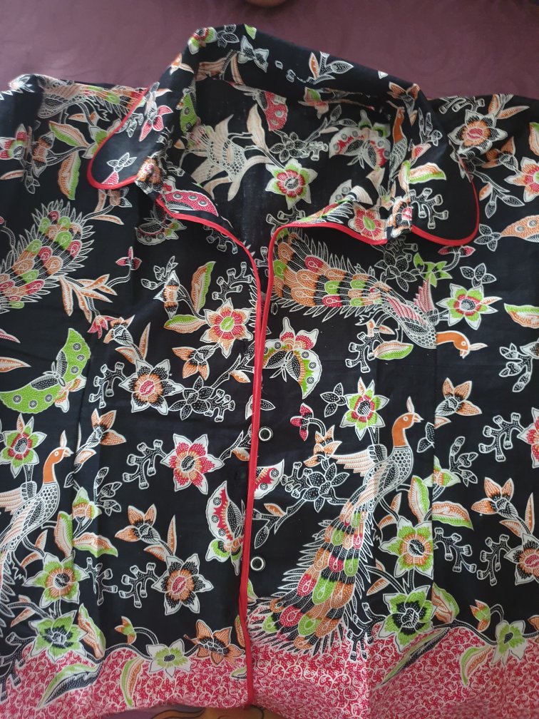 [code Hd327] Kemeja Batik Wanita Kantoran P-008