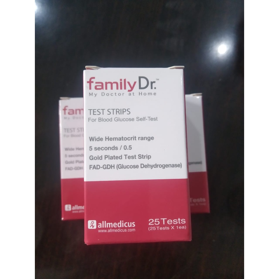 Alat Cek gula Darah FamilyDr Set- Family Dr Glucose plus strip