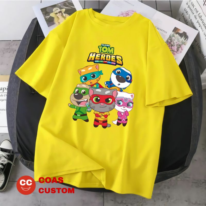 BAJU KAOS ANAK TALKING TOM HEROES