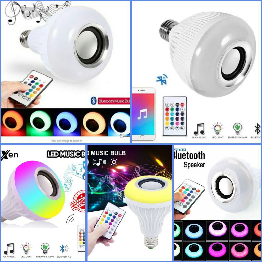 LAMPU RGB DISCO WARNA WARNI + REMOTE BLUETOOTH SPEAKER