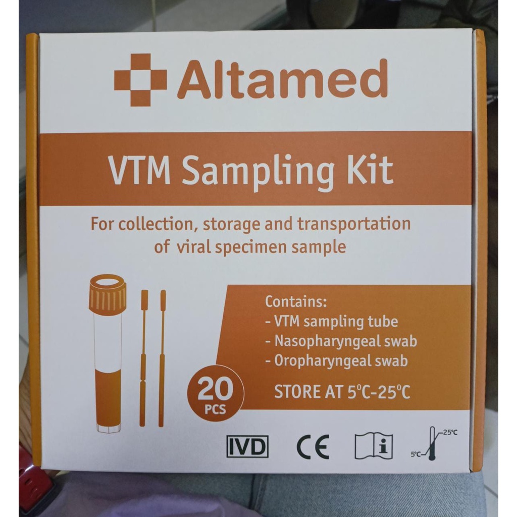 VTM ALTAMED ISI 20TEST KIT / ALAT TES PCR