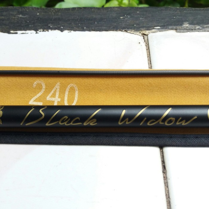 Joran Tegek Antena Micro Fishing Milano Black Widow 240 cm Berkualitas