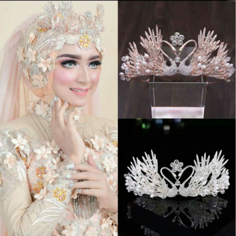 mahkota pengantin angsa