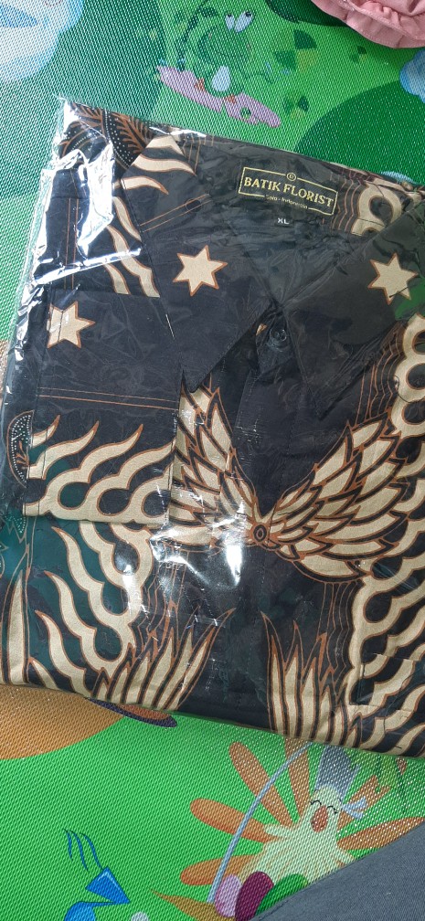 Batik Solo Wirabumi Sogan Panjang Kemeja Pria Slimfit Katun Primisima Full Furing