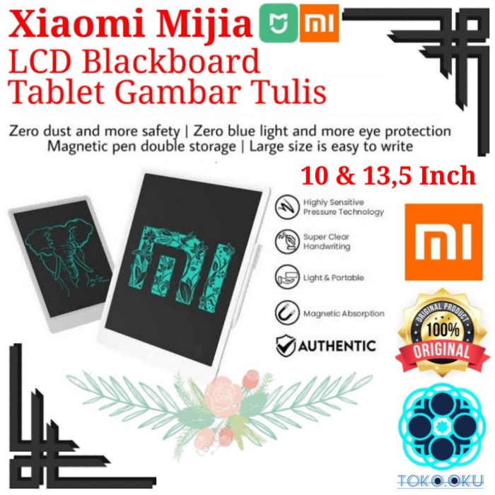 

Xiaomi Mijia Drawing Pad Writing Tablet With Pen - Tablet Gambar - White 10inc promo