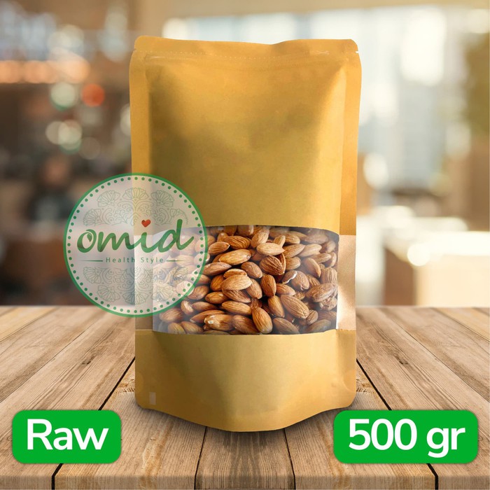 

Raw Almond No Shell Kacang Almond Kupas Mentah 500gr