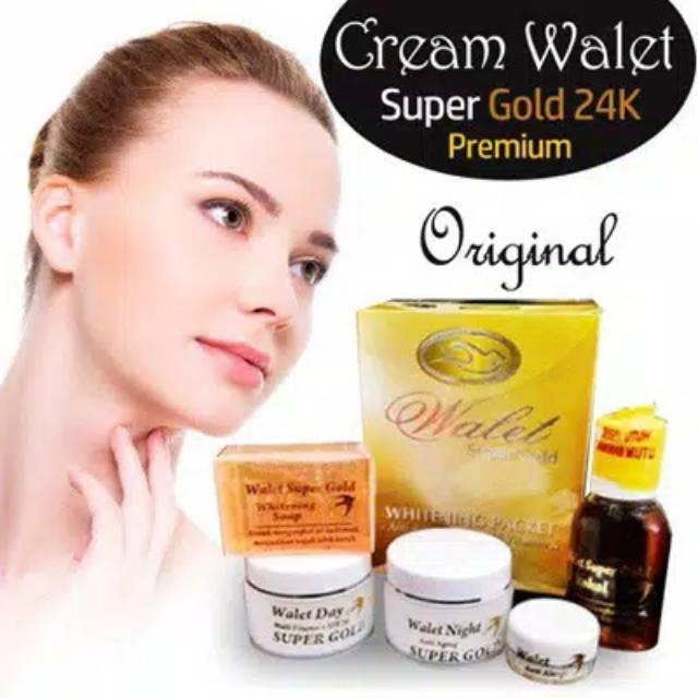 Cream walet asli d,jamin original /cream waley gold