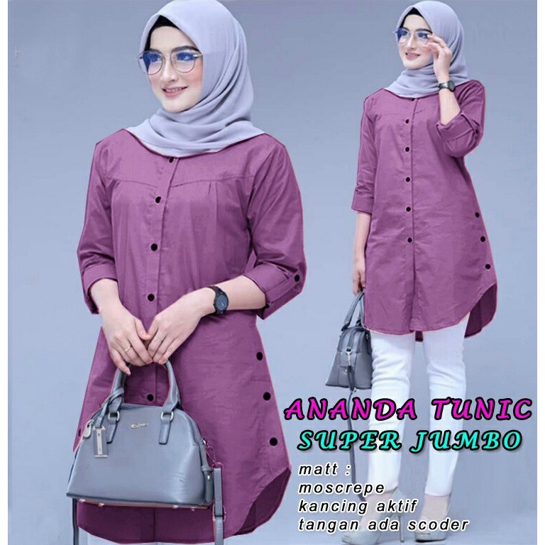 TUNIK ANANDA ukuran xl,xxl,3xl - Ananda tunic- Cz