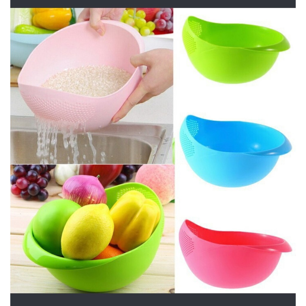 BASKOM CUCI BERAS / WADAH SAYUR BASKOM SERBAGUNA / MULTIFUNCTION BOWL GHM