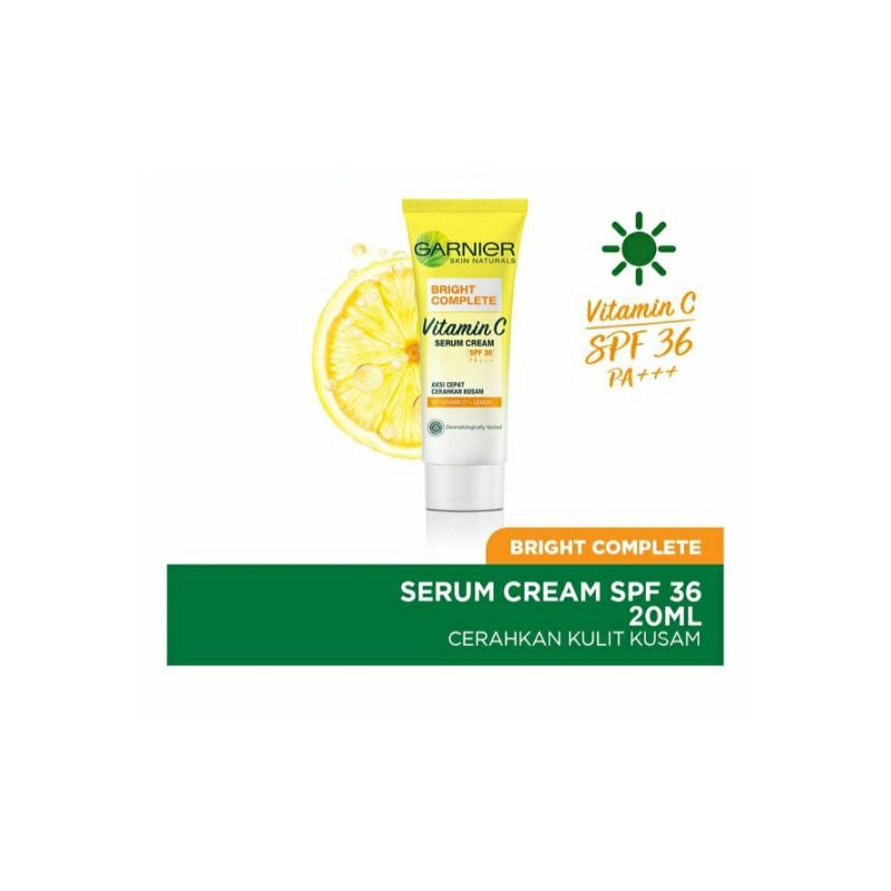 Garnier Bright Complete Vitamin C SerumCream SPF36 Pa+++ 20mL