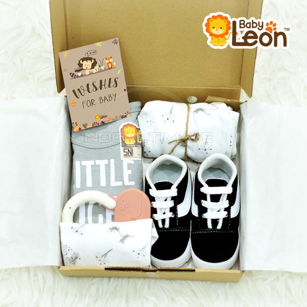 5in1 Set Kado Lahiran Bayi Hampers Lahiran Bayi BABY LEON Perlengkapan Bayi Baby Gift HPR-01 HPR-02 HPRS-03