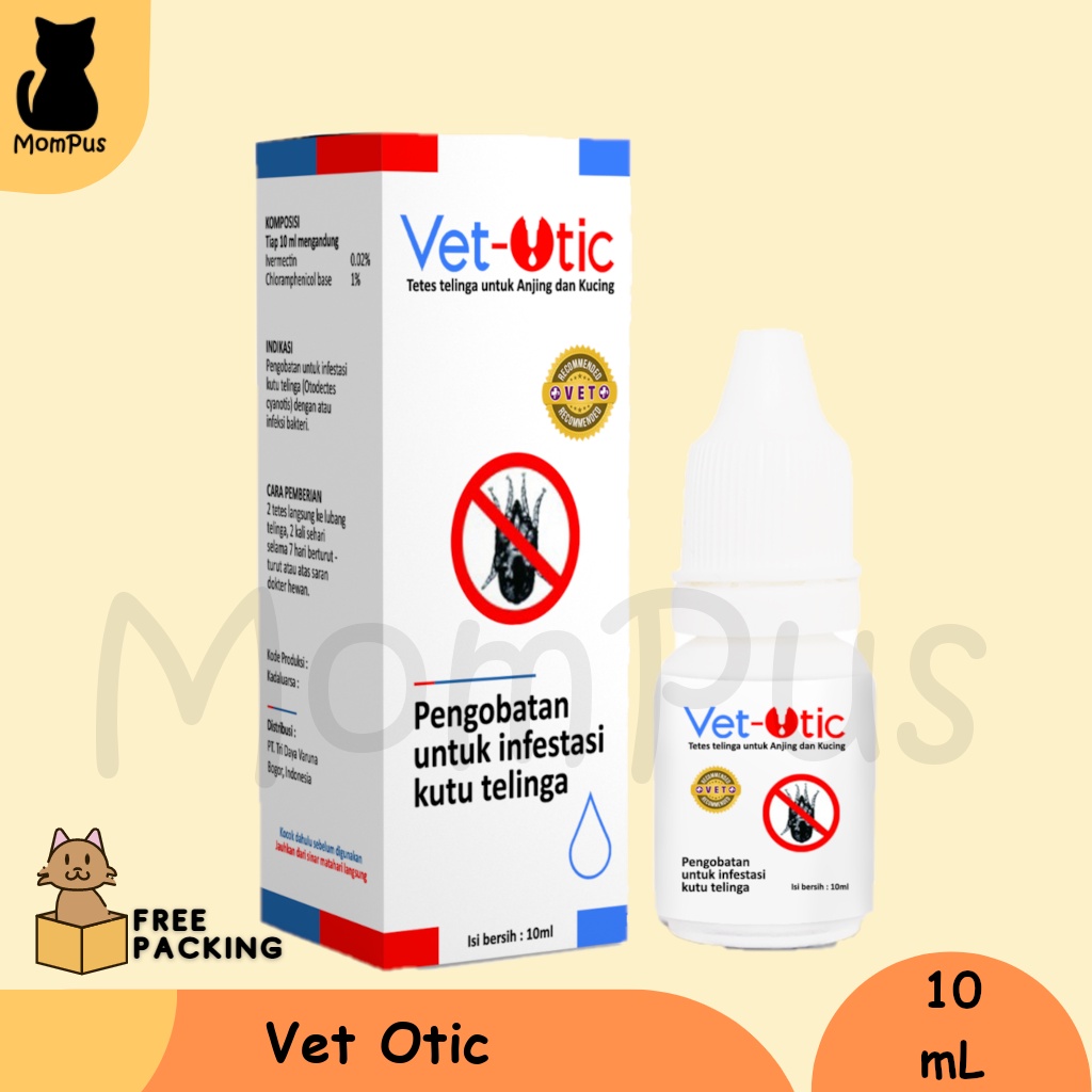 Vet Otic Obat Tetes Kutu Telinga KUCING 10mL