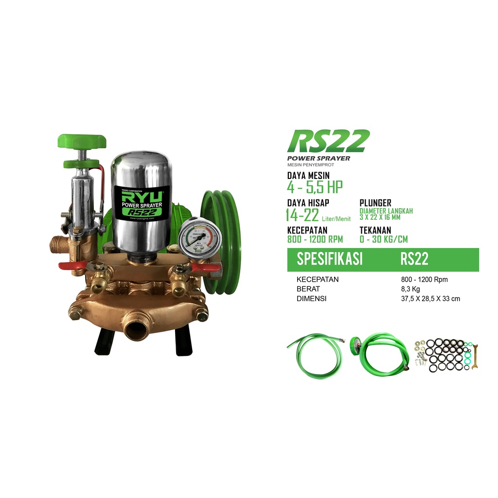 Alat Semprot/Power Sprayer - Tekiro Ryu - RS22