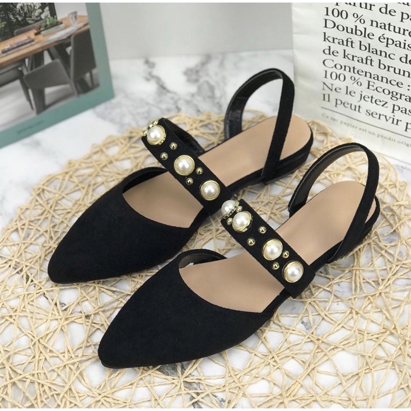 Q218 sepatu sendal wanita import realpict