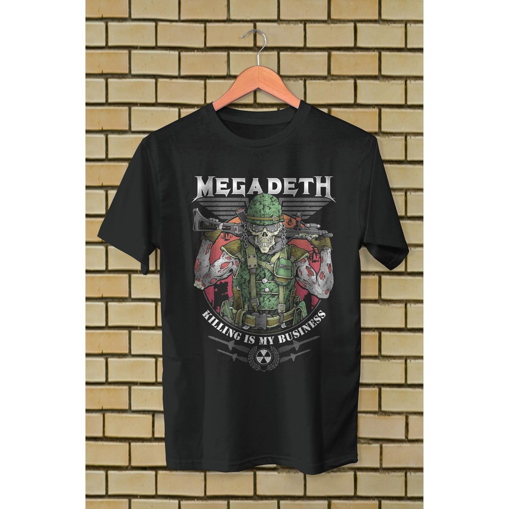 Kaos Musik Megadeath Band 14