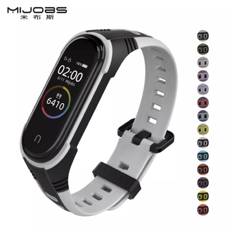 strap Untuk Mi Band 6 5 Tali Gelang untuk Xiaomi MiBand 5 4 3 Tali Gelang Silikon untuk Miband 6 Gelang NFC Band Global