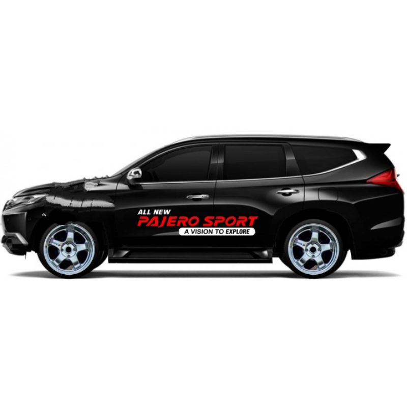 stiker mobil Pajero stiker custom stiker cutting mobil