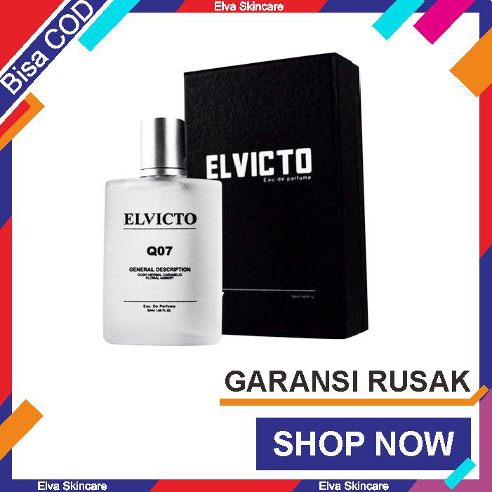 L15 Parfum Premium Pria Elvicto Q07 Eau De Parfume Perancis Pewangi Badan Awet dan Tahan Lama