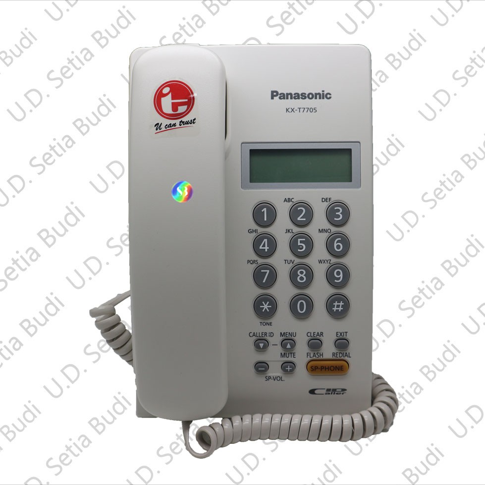 Telephone Single Line Panasonic 7705 KX-T7705X Asli