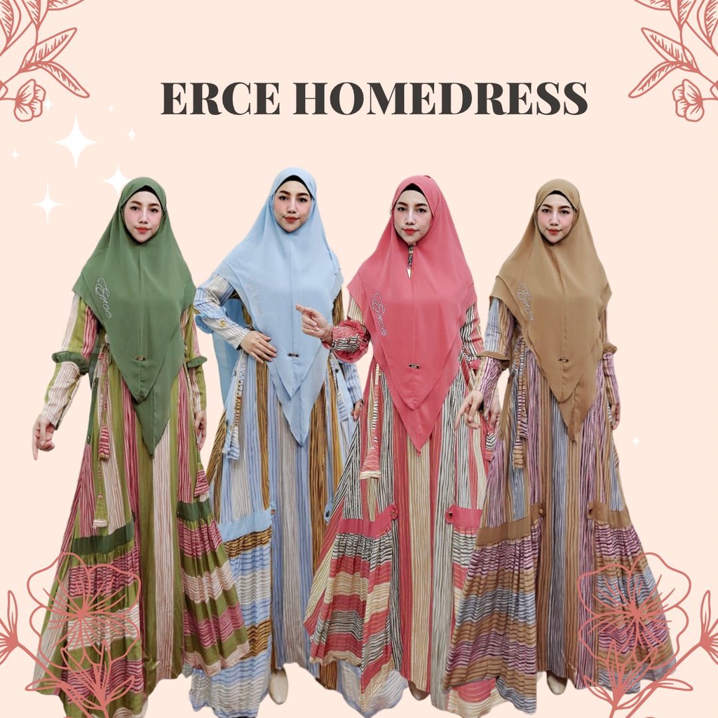 Jeje Home Dress By Erce ORIGINAL SYARI ORI Kekinian Bestseller Best Seller Terlaris Termurah