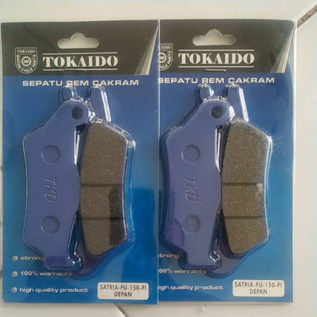 kampas rem depan satria fu 150 fi