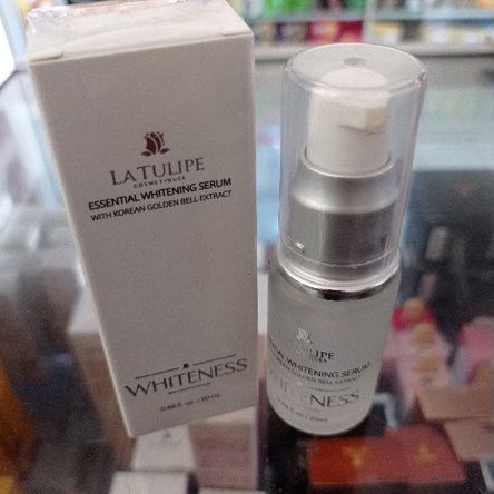 La Tulipe Essential Whitening Serum Perawatan Wajah Glowing Penghilang Menghilangkan Flek Bekas Jera