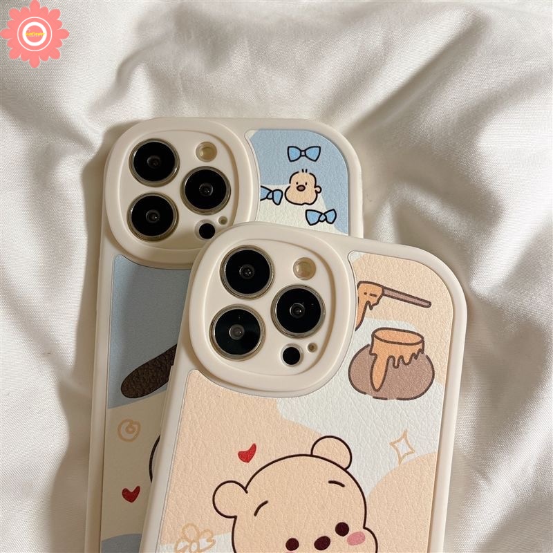 Case Winnie The Pooh OPPO A17 A12 A95 A5S A3S A15s A94 A16 A16K A15 A57 2022 A96 A76 A55 A74 A16E A1K A53 A9 A5 A54 A7 Reno 8 7 7Z 5F 6 4 4F A31 A92 Lucu Soft Cover Anjing Pacha