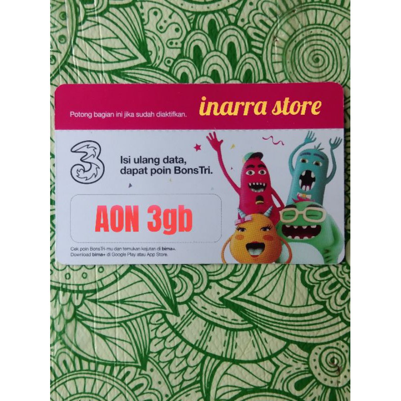 KUOTA TRI AON 3 MURAAAH